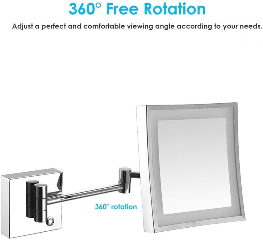 LCARY 3x Magnifying Vanity Mirror