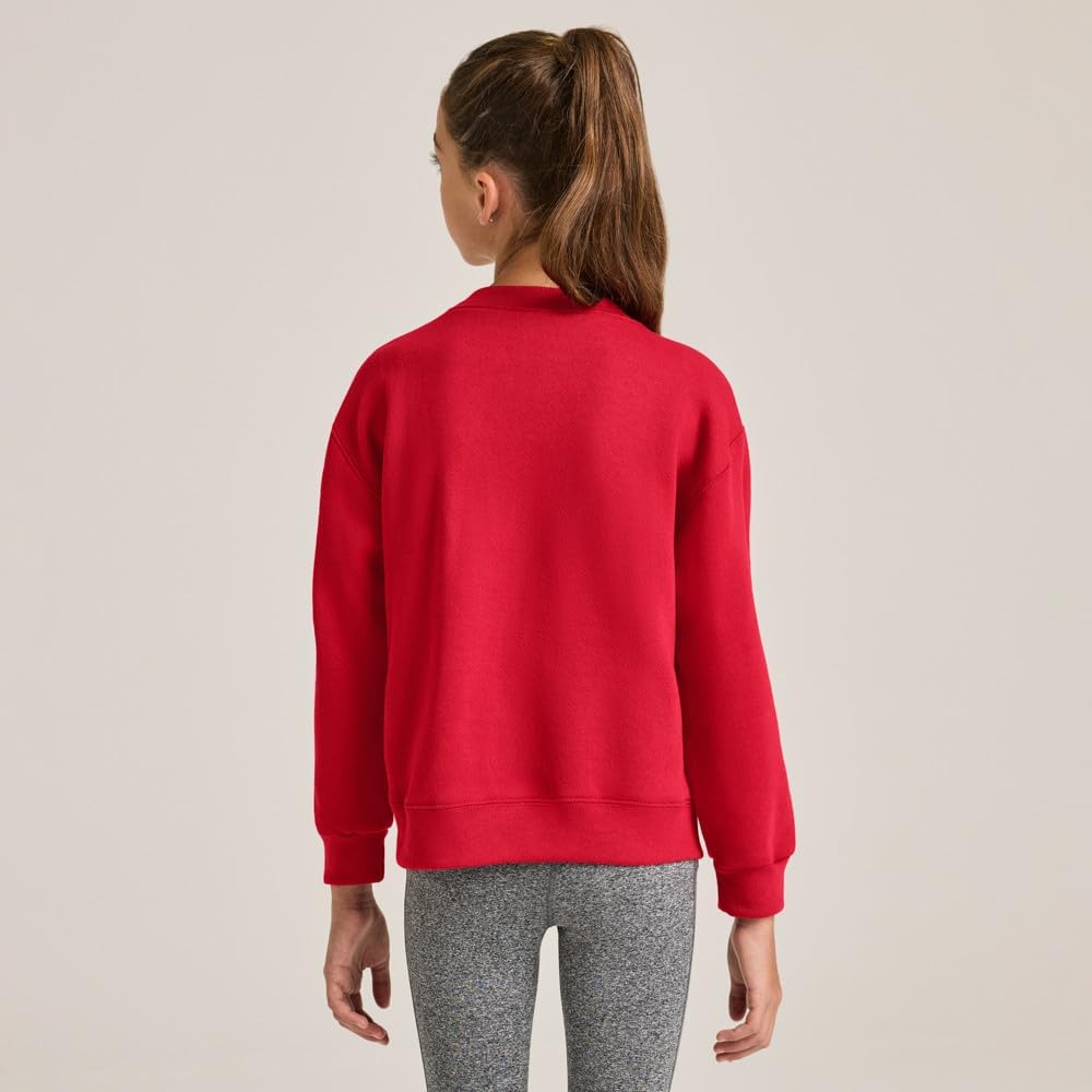 Warm Cozy Big Boys Crew Sweatshirt