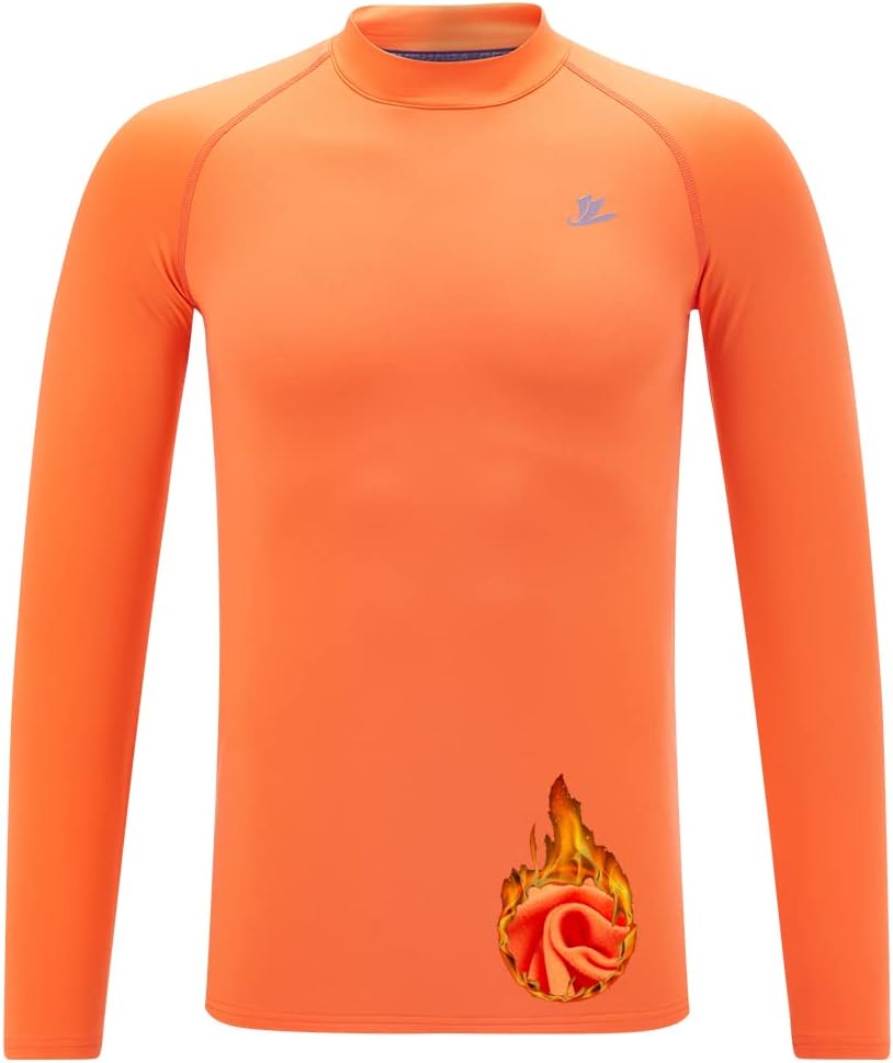 DEVOROPA Youth Boys Compression Thermal Shirt Long Sleeve