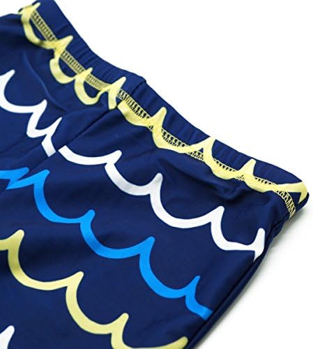 Boys Two-Piece Rash Guard Swim Suits Kids Long Sleeve Sunsuit Swimwear