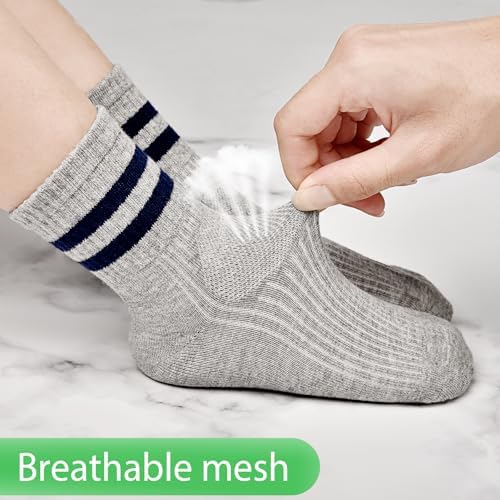 Perfect for Kids Soft Comfortable and Durable Cotton Crew Socks