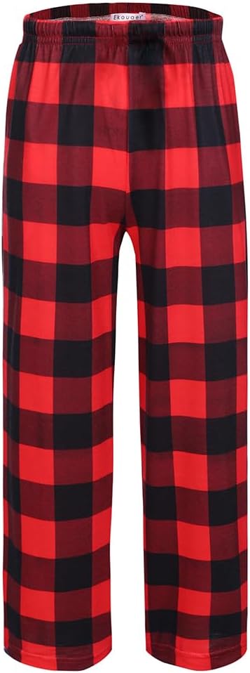 Ekouaer Boys Pajama Pants - softly Comfortable 2 Pockets Fun Designages 4-14