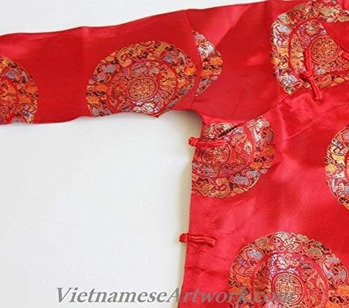 Royal Red Boys Ao Dai Set Traditional Roots2you Boys Set