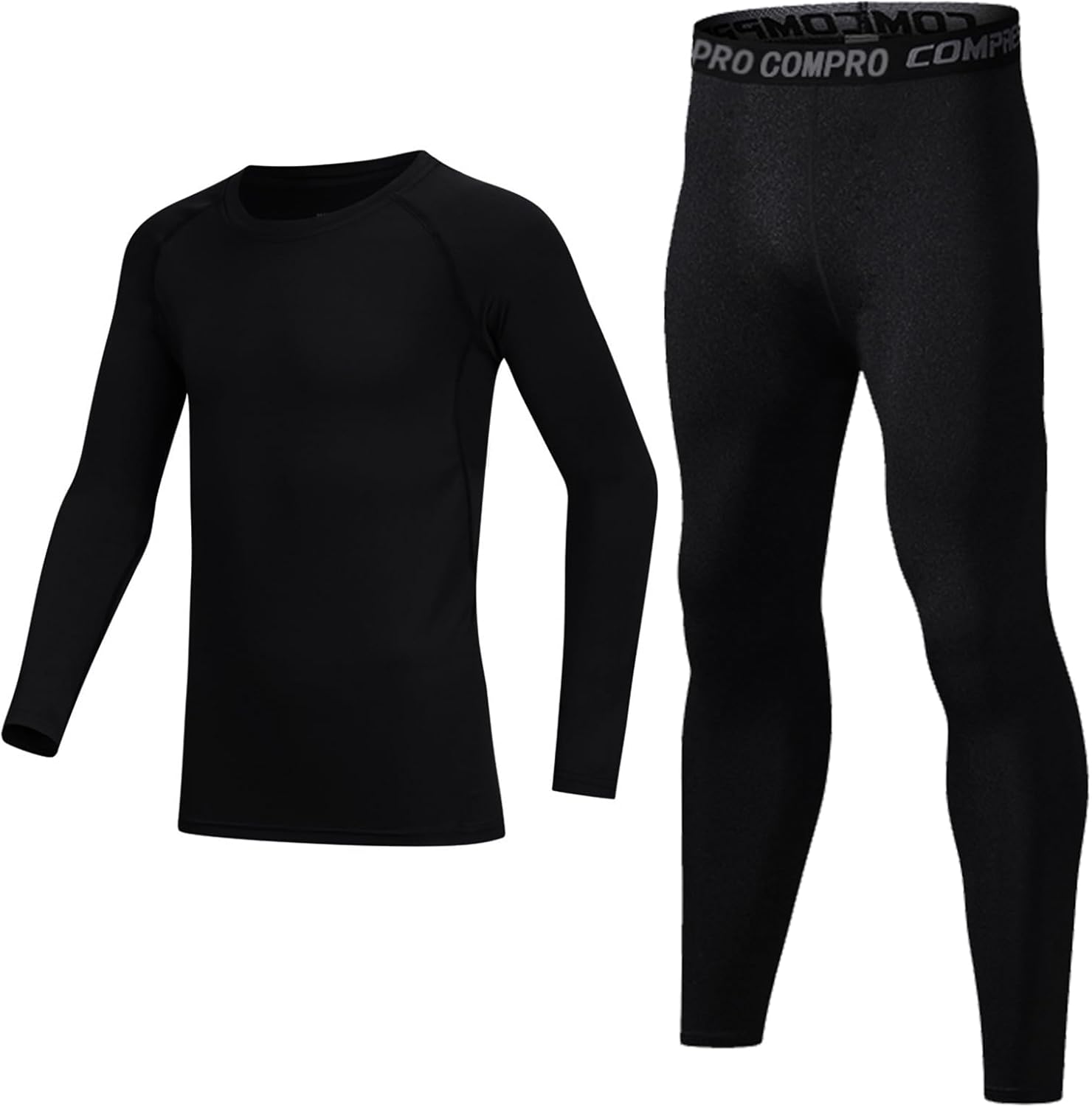Geanrastn Boys Compression Shirt - Stay Dry and Cool