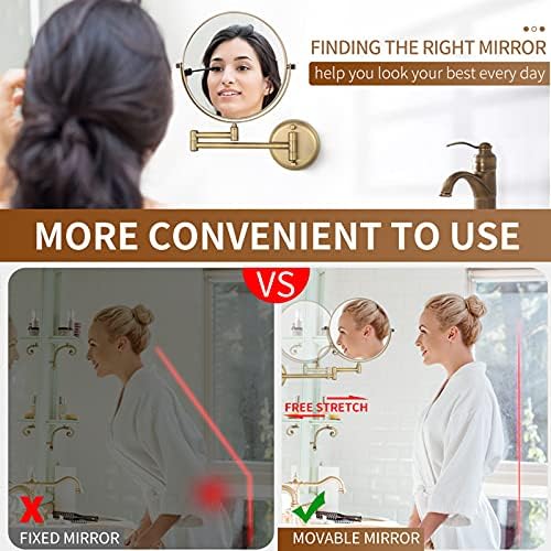 Makeup Mirror with 3X Magnification for Beauty