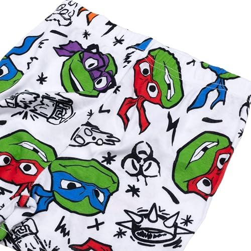 Teenage Mutant Ninja Turtles Boys 4-Piece Snug-fit Cotton Pajama Set