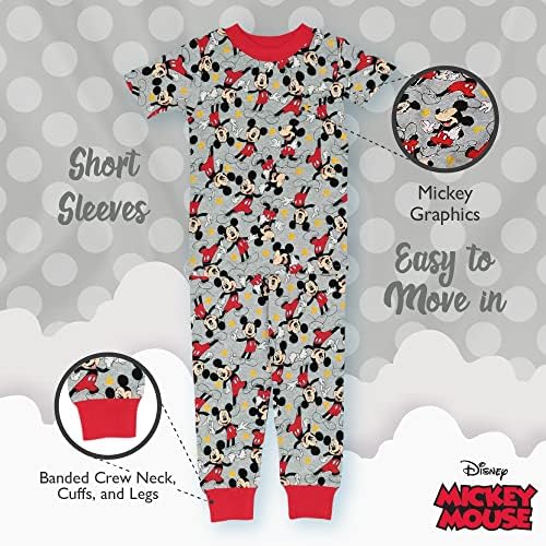 Disney 6-Piece Snug-fit Cotton Pajama Set for Kids