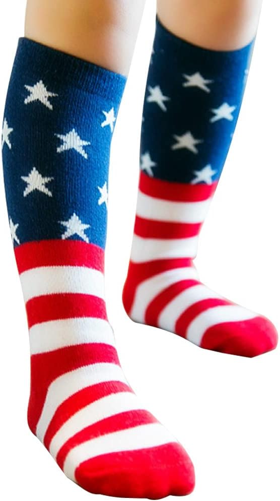 Perfect for Kids USA Flag Socks