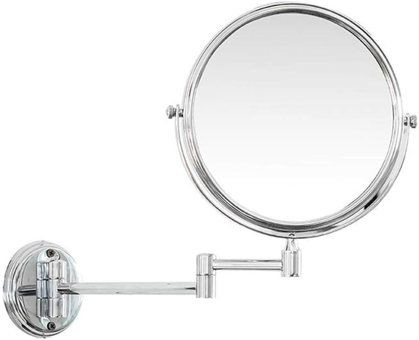 Transform Your Vanity Setup 3-X 360 Swivel Makeup Mirror Silver Finish
