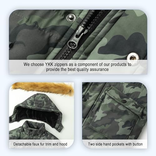 WULFUL Boys Warm Puffer Coat