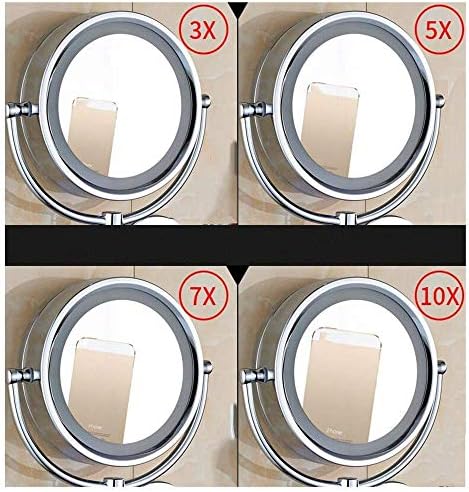 Extendable Vanity-Mounted Makeup Mirror