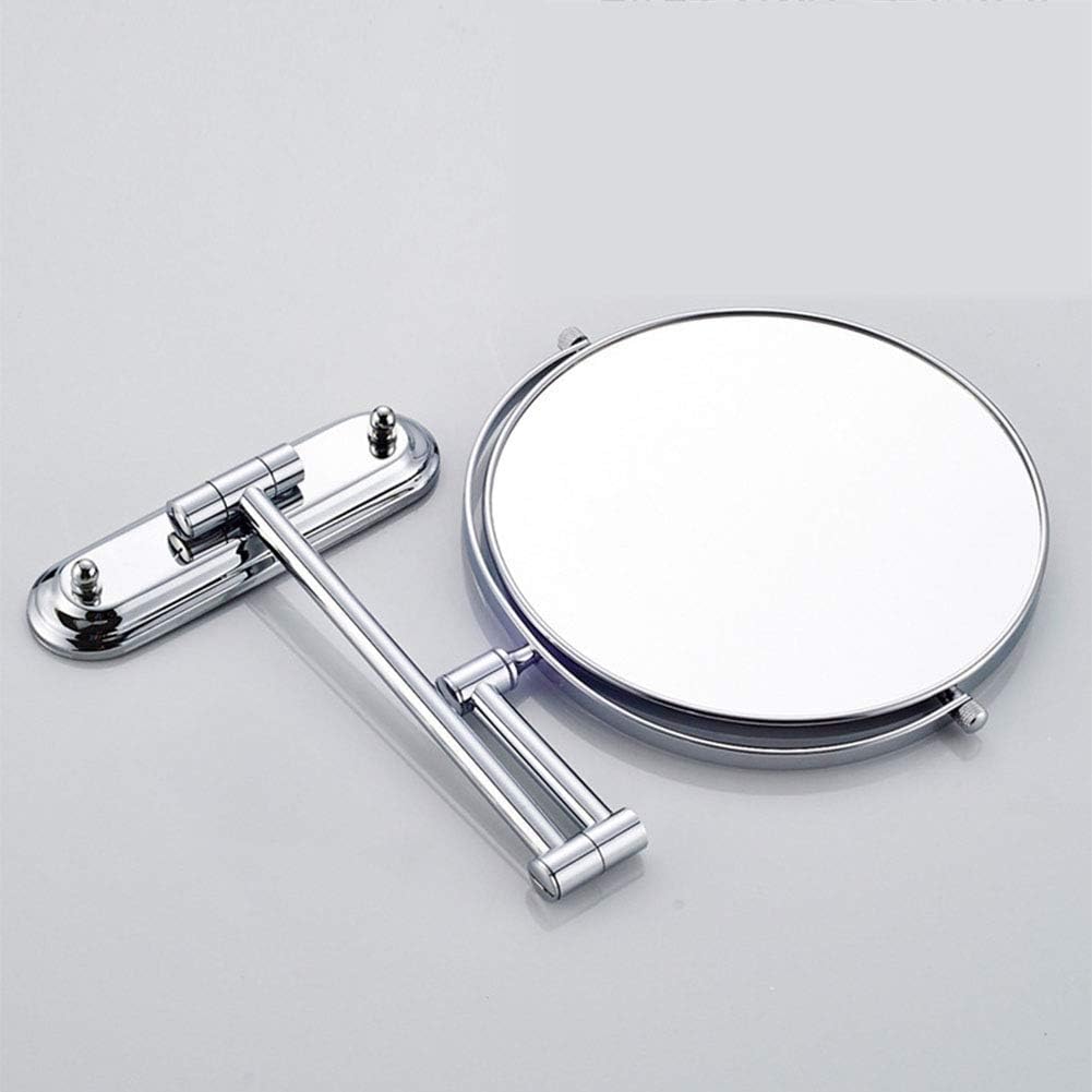 Wall-Mounted Double-Sided Vanity Mirror 6-8 Inch Size