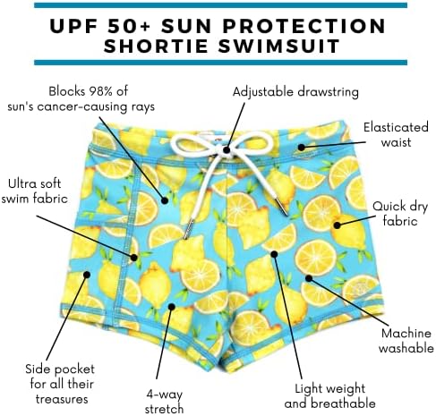 Sun Protection for Swim - UPF 50 Shorts for Kids