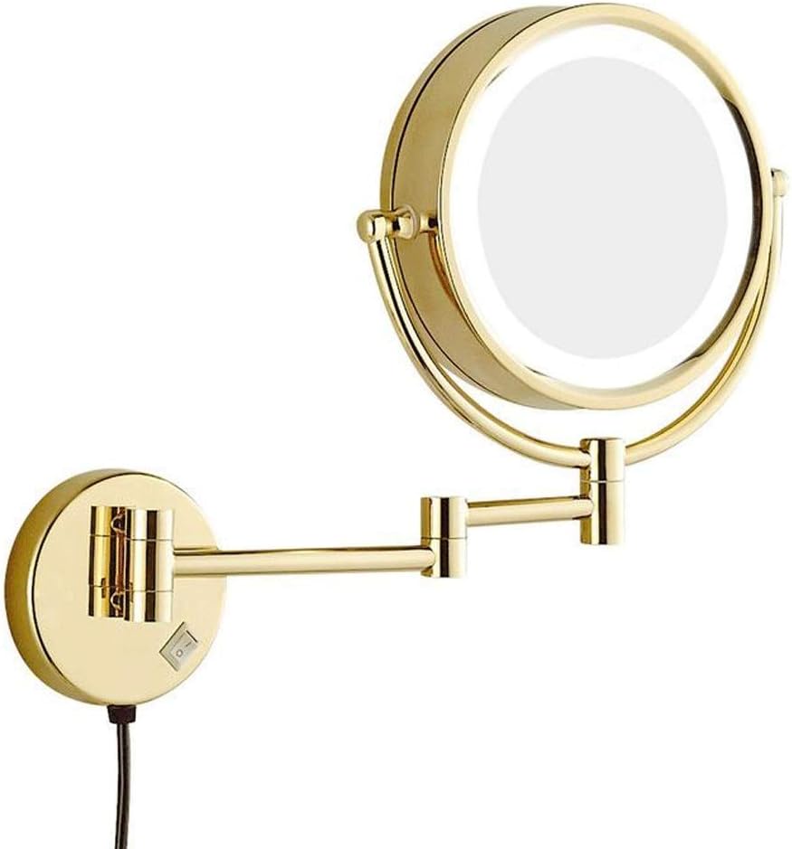 Vanity Mirror with 360 Rotating LED Light