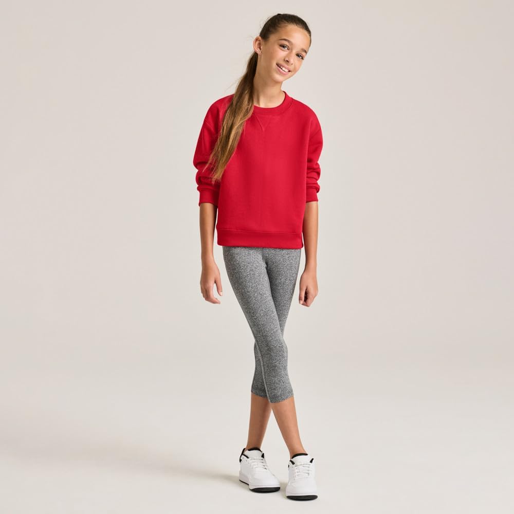 Warm Cozy Big Boys Crew Sweatshirt