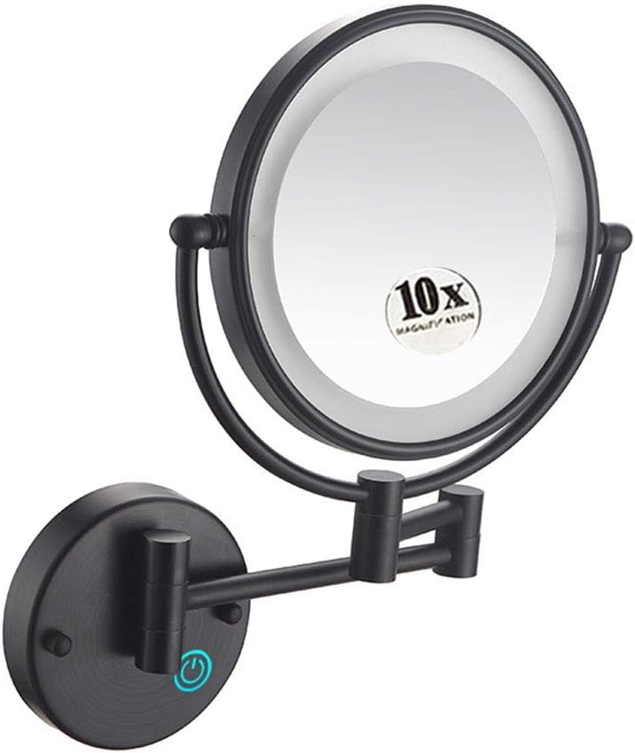 Wall-Mounted Makeup Mirror with LED Lights