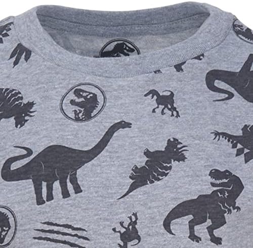 Jurassic Park 3-Piece Toddler to Big Kid Button-Up T-Shirts