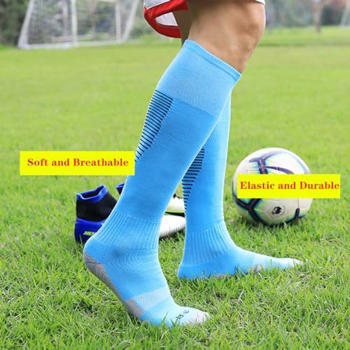 Tery 10-Pair Kids Soccer Knee High Socks