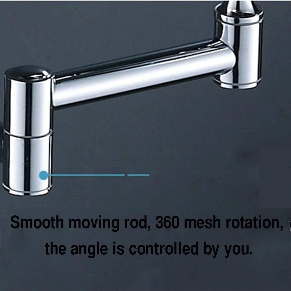 10X Wall-Mounted Makeup Mirror with 5x Magnification