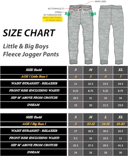 Southpole Boys Active Basic Fleece Jogger Pants