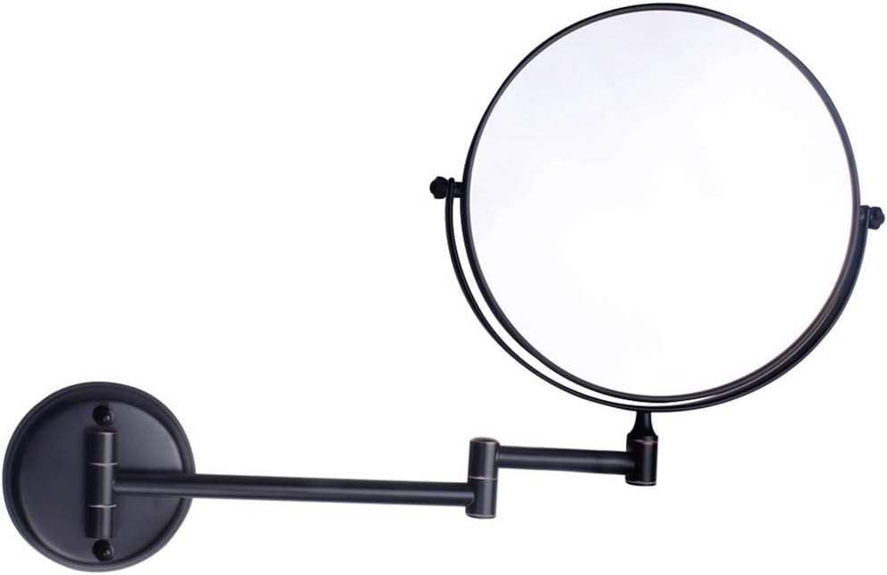 Adjustable Double-Sided Wall-Mounted Makeup Mirror for Shaving Beauty