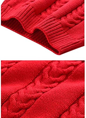 Boys V Neck Cable Knit Sweater Vest School Uniform