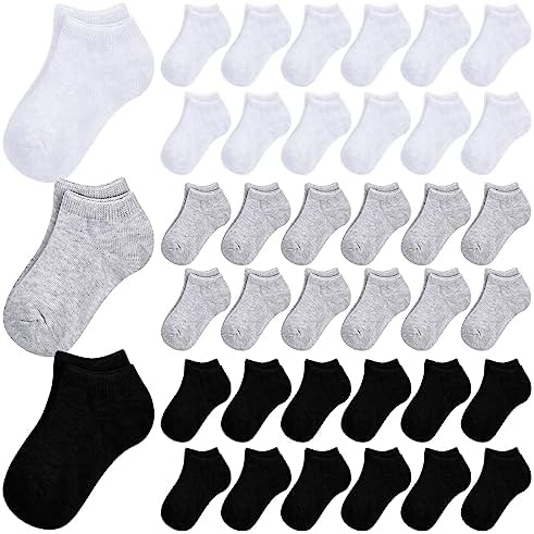 50 Pairs Toddler Ankle Socks for Kids
