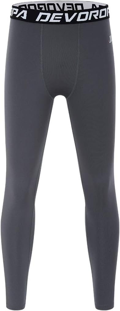 DeVorapa Youth Boys Thermal Compression Leggings