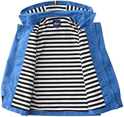 Hiheart Boys Girls Waterproof Hoodie - rain jackets