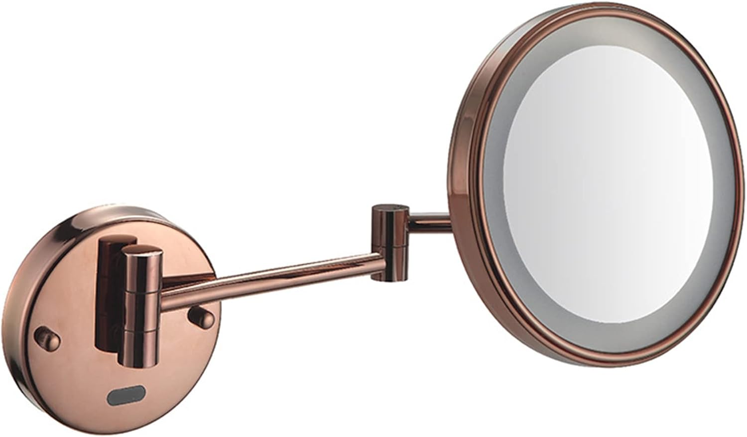 Smart Sensor Makeup Mirror with 10X Magnification and LED Light