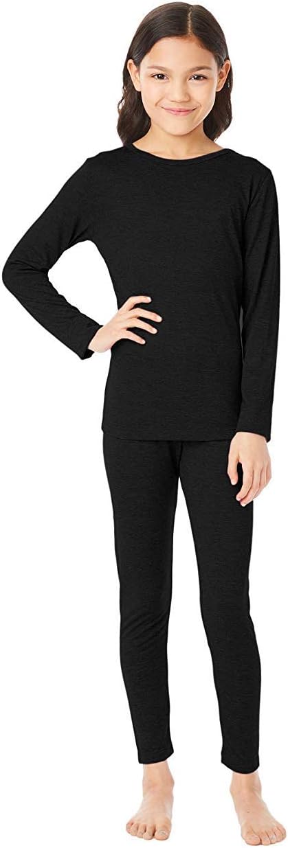 32 Degrees Kids Heat Base Layer Long Sleeve Crew Neck Legging Set