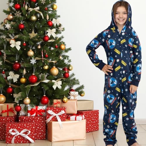 Polar Express Jammies for Kids - Footless Hooded Sleepwear