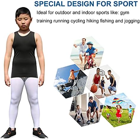Sanke Youth Compression Tank Tops for Boys and Girls