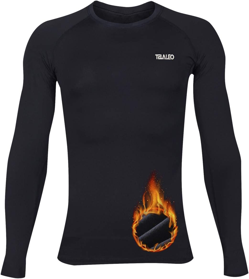 Telaleo Boys Girls Fleece-Lined Compression Set