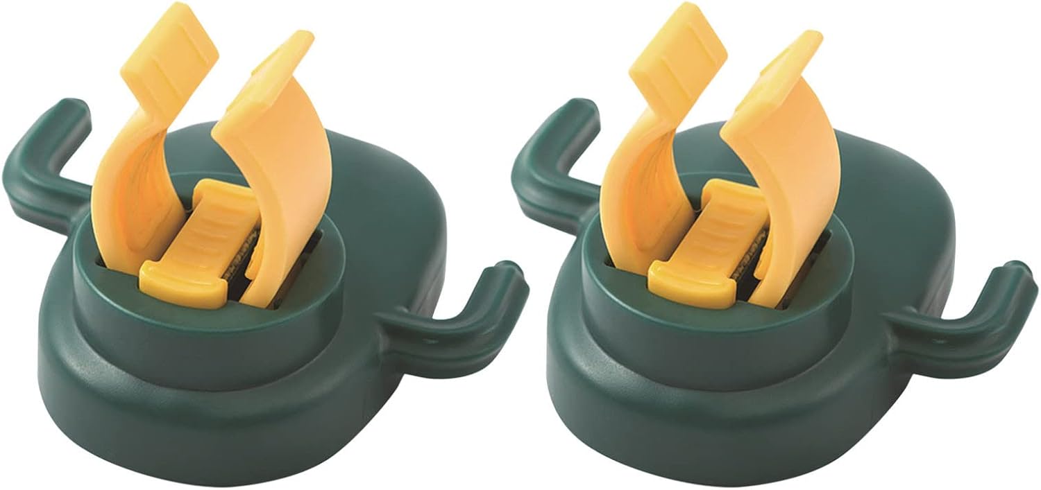 Bilikeyu Travel Bathroom Nail-Clip Wall-Mounted Mop Holder