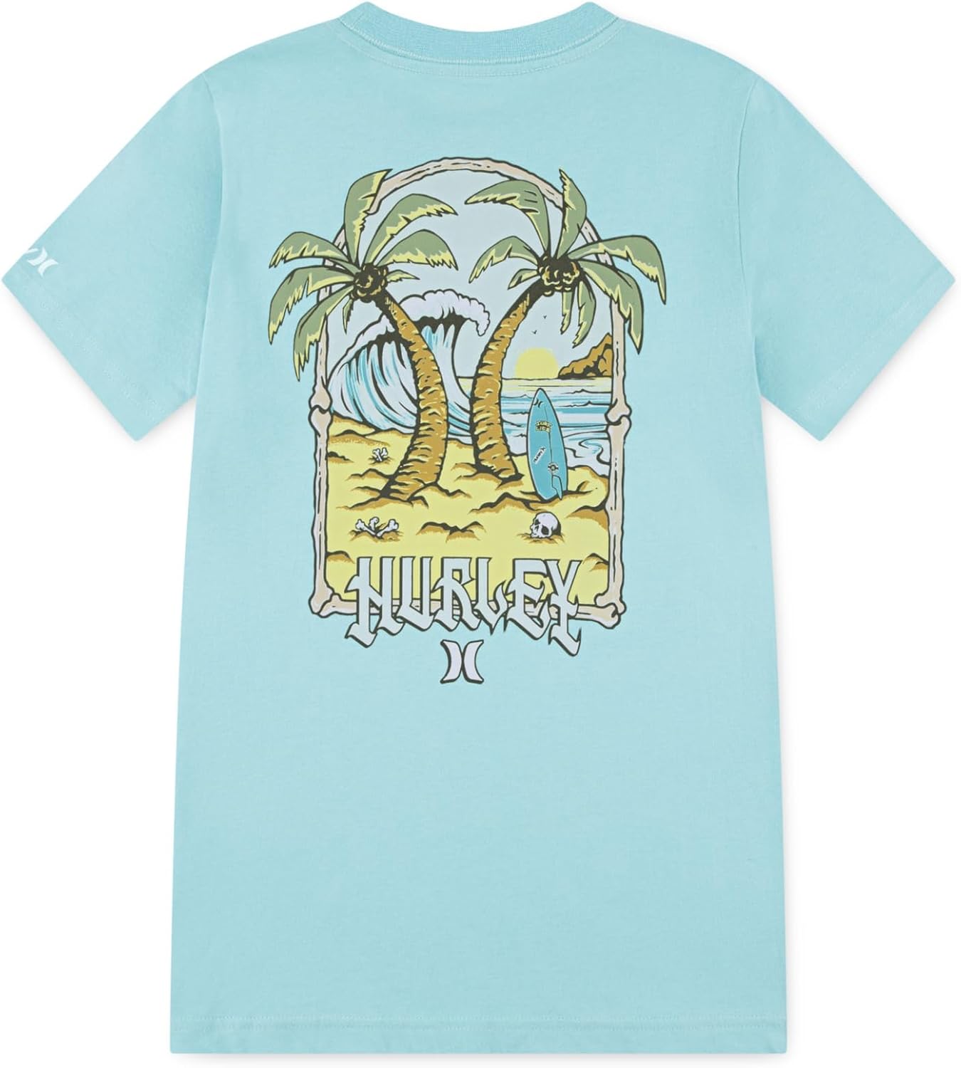Hurley Boys Palm Beach Graphic T-Shirt for Little Kids