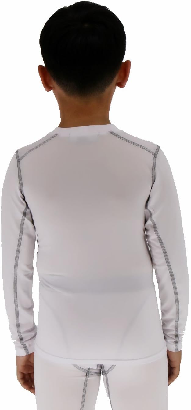 LANBAOSI Boys Girls Long Sleeve Compression Soccer T-Shirt