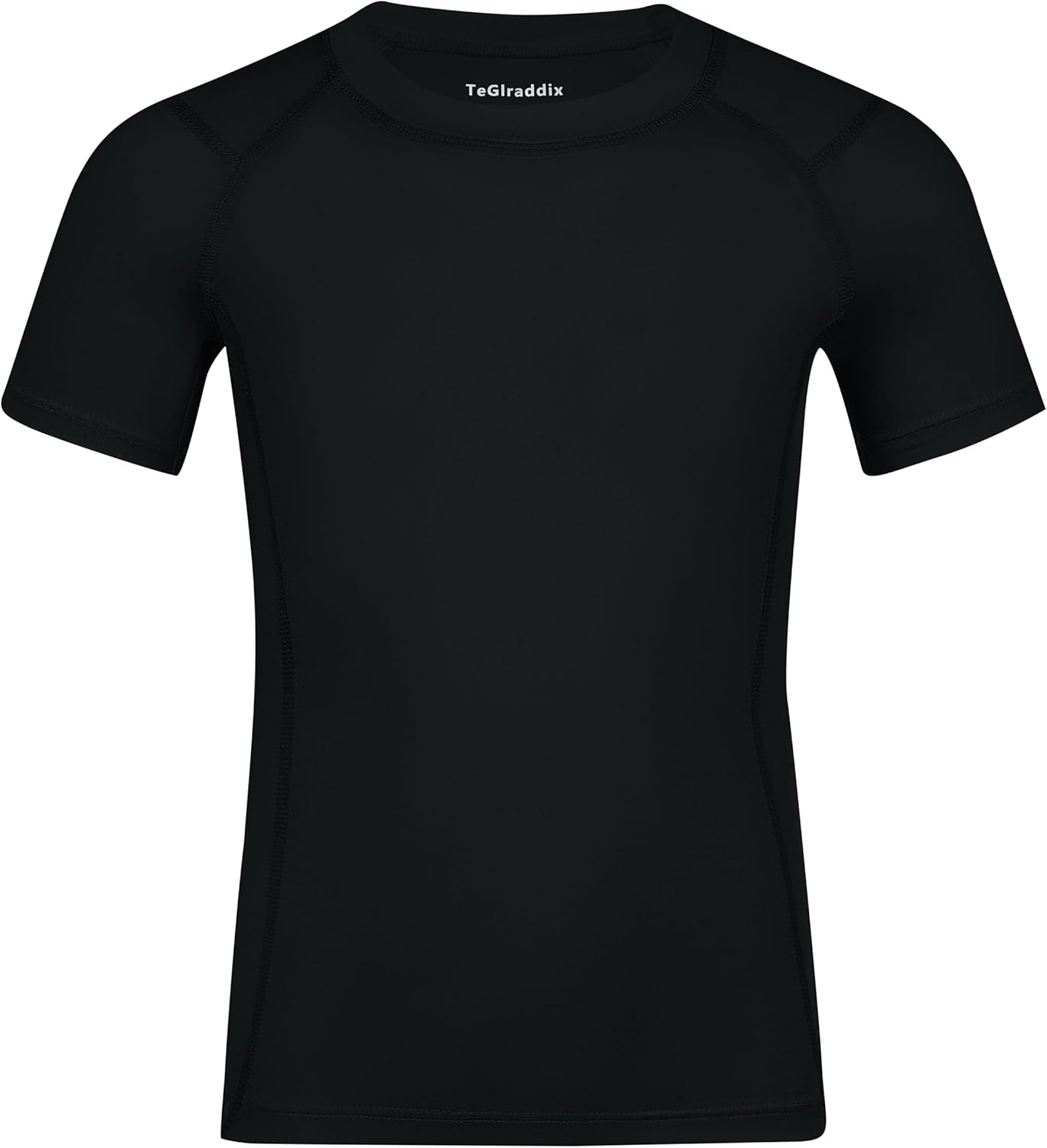 Comfort Performance TeGlraddix boys girls short sleeve compression shirt for quick dryness breathability