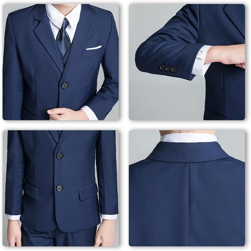 JPF Slim Fit Formal Suit Set for Boys
