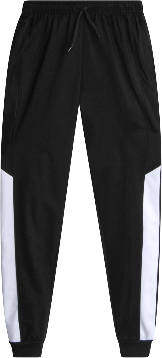 Quad Seven Boys athletic joggers with soft tricot fabric
