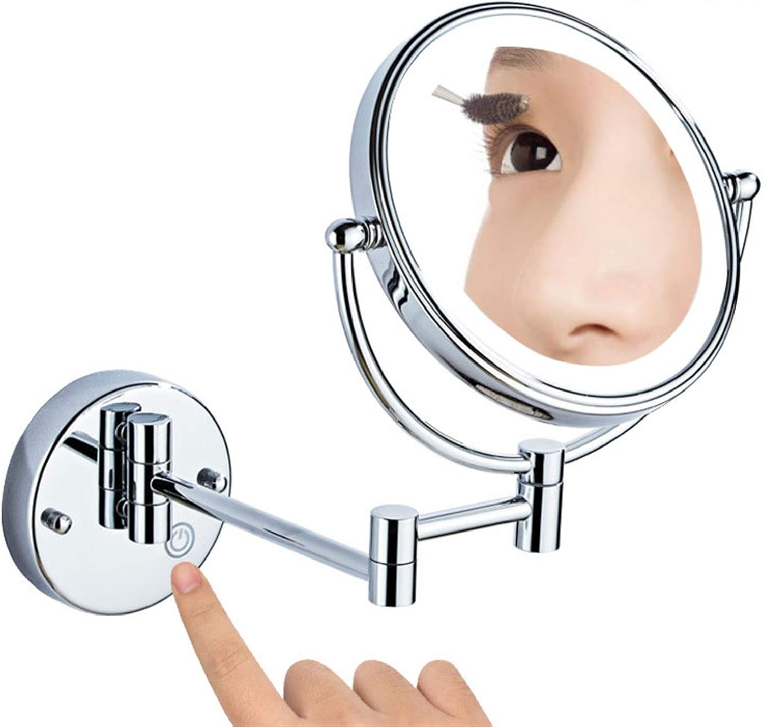 AMHIL Makeup Mirror Wall Mounted 360 Rotate