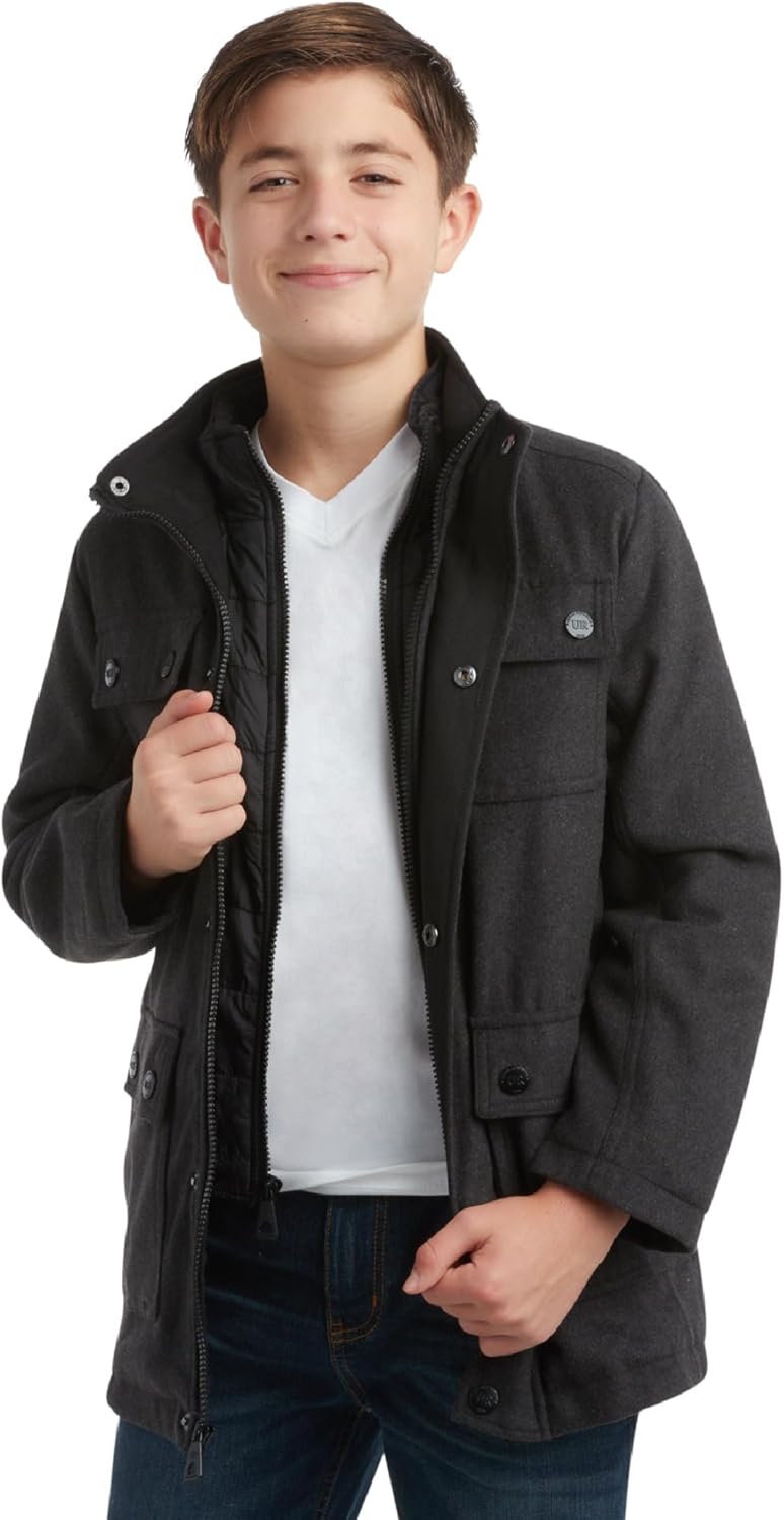 Warm Boys Wool Jacket City