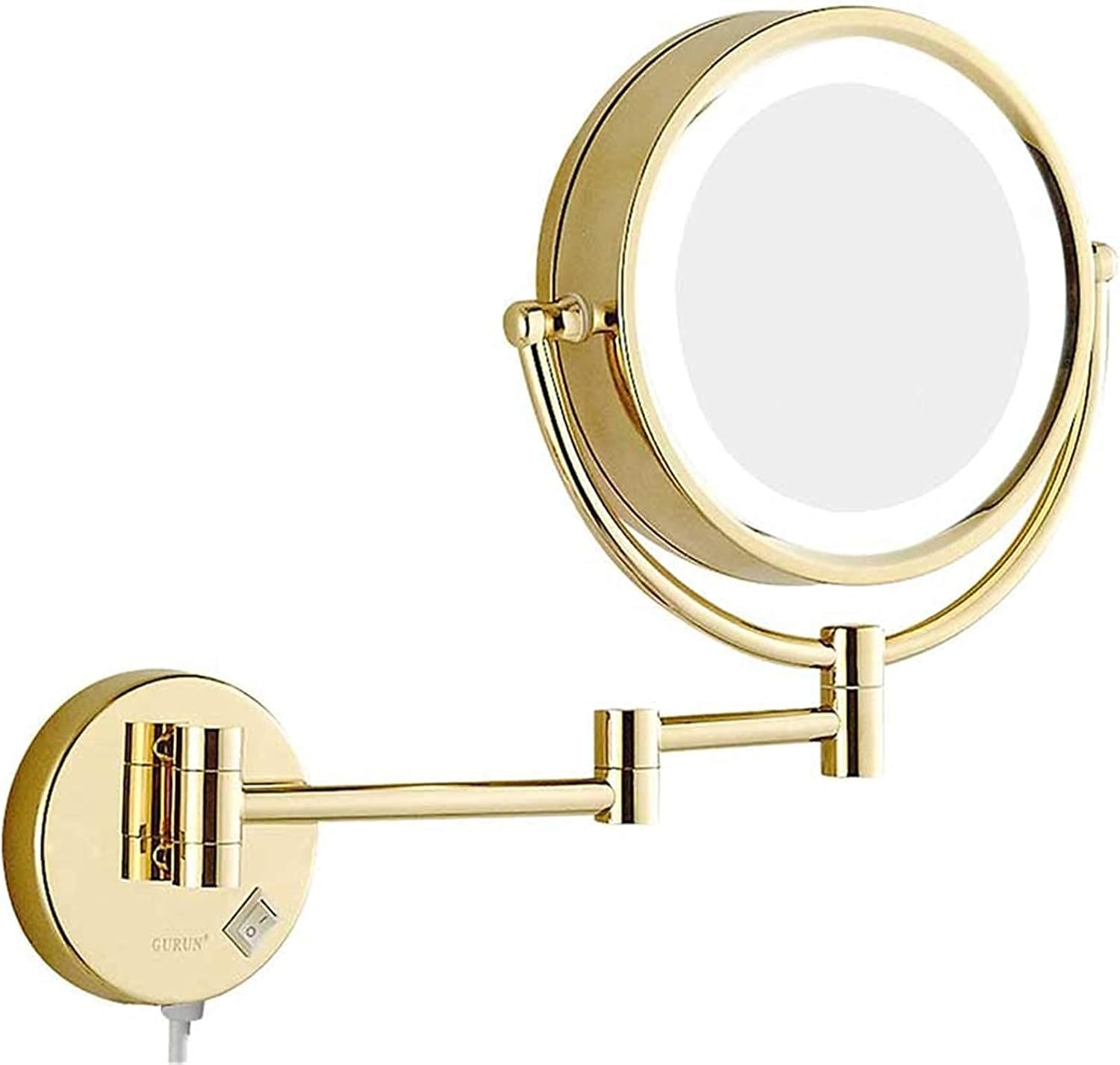Elegant Wall-Mounted Makeup Mirror