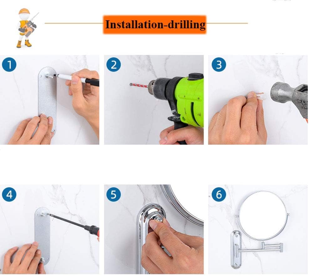 8-Inch Wall-Mounted Vanity Mirror