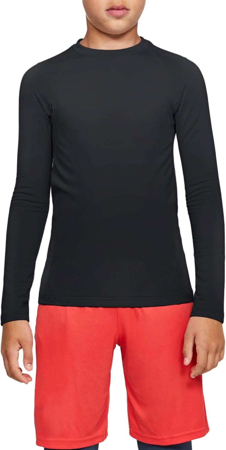 Perfect Compression 4Pack for Boys Girls Base Layer Support Moisture-Wicking vgNHSpX