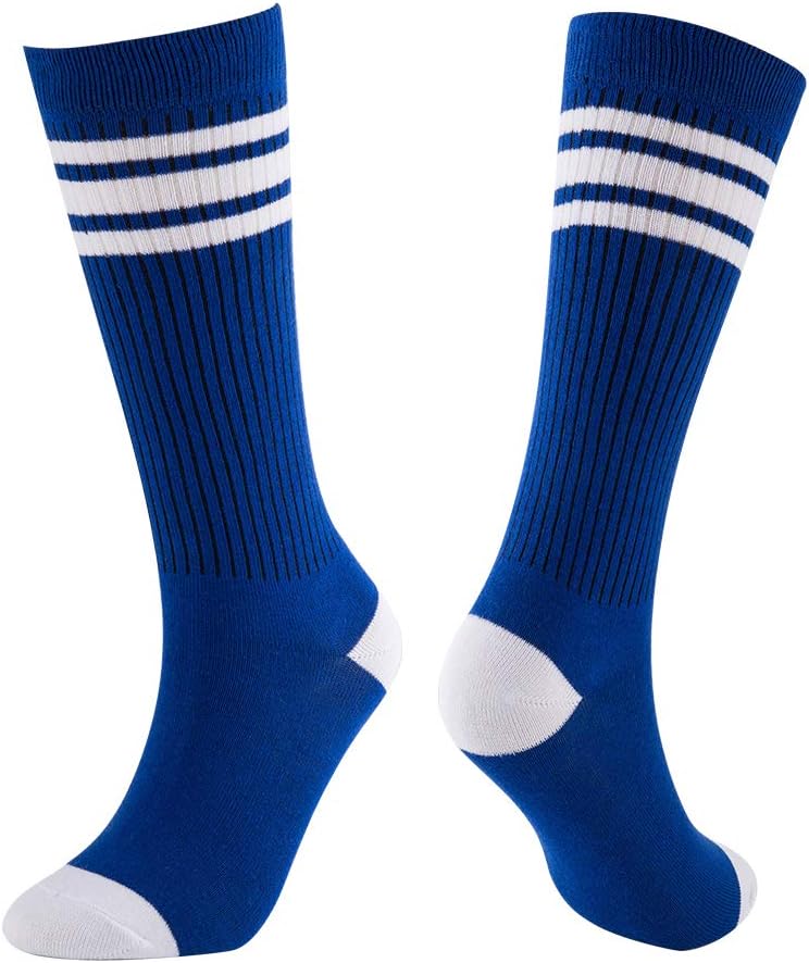 Premium Comfortable Knee High Socks for Boys with Triple Stripes