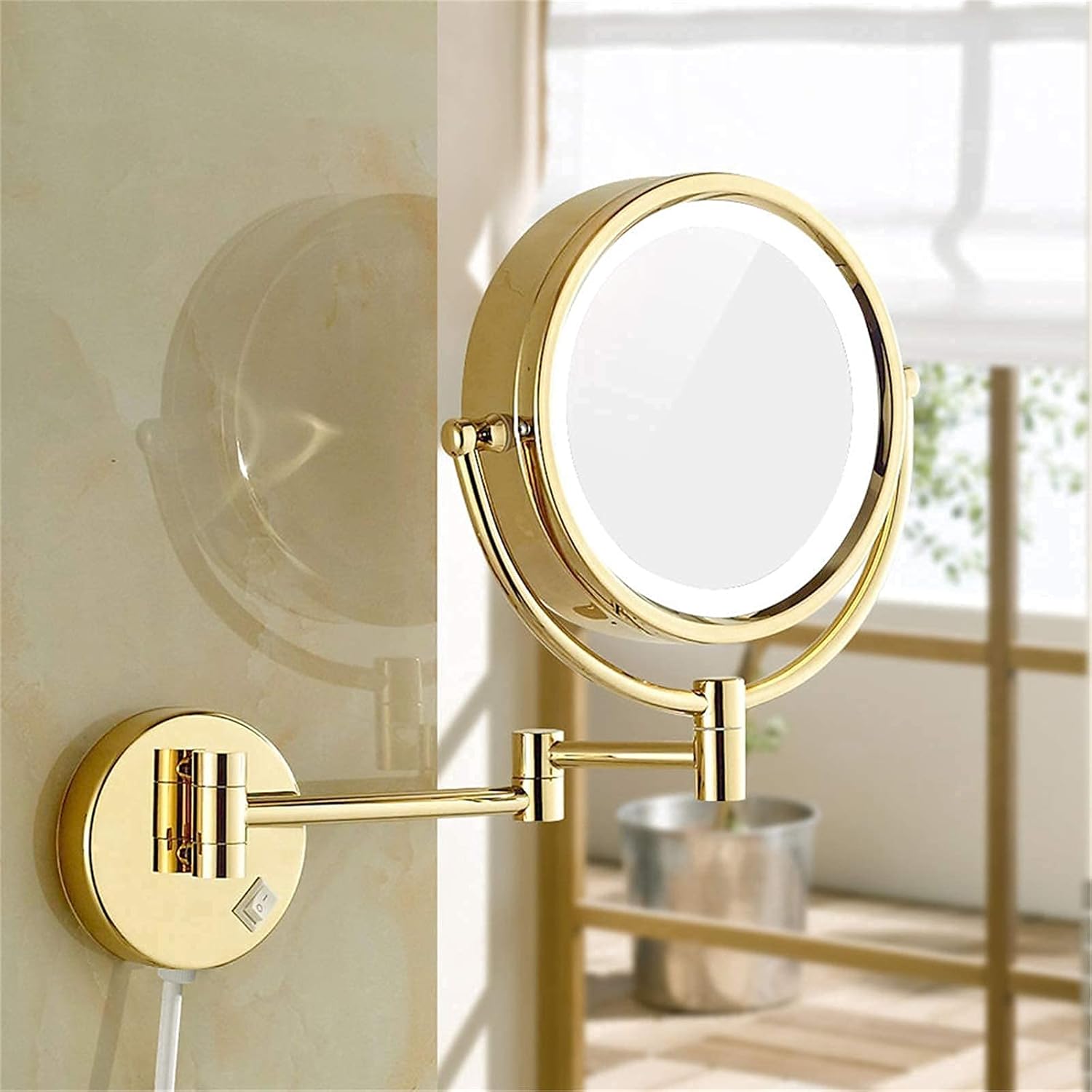 Elegant Wall-Mounted Makeup Mirror
