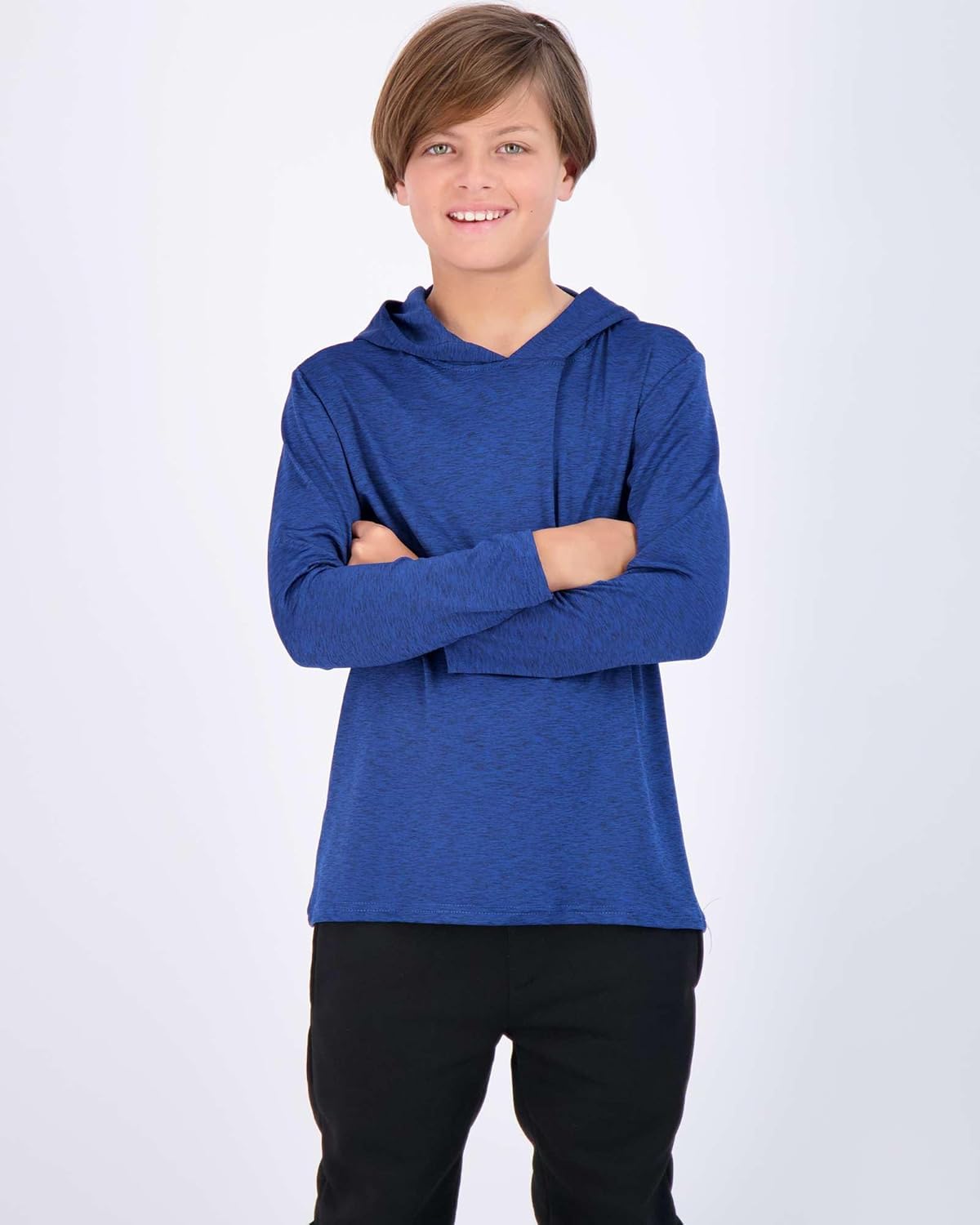 3 Pack Dry-Fit Youth Boys Long Sleeve Hoodies 1