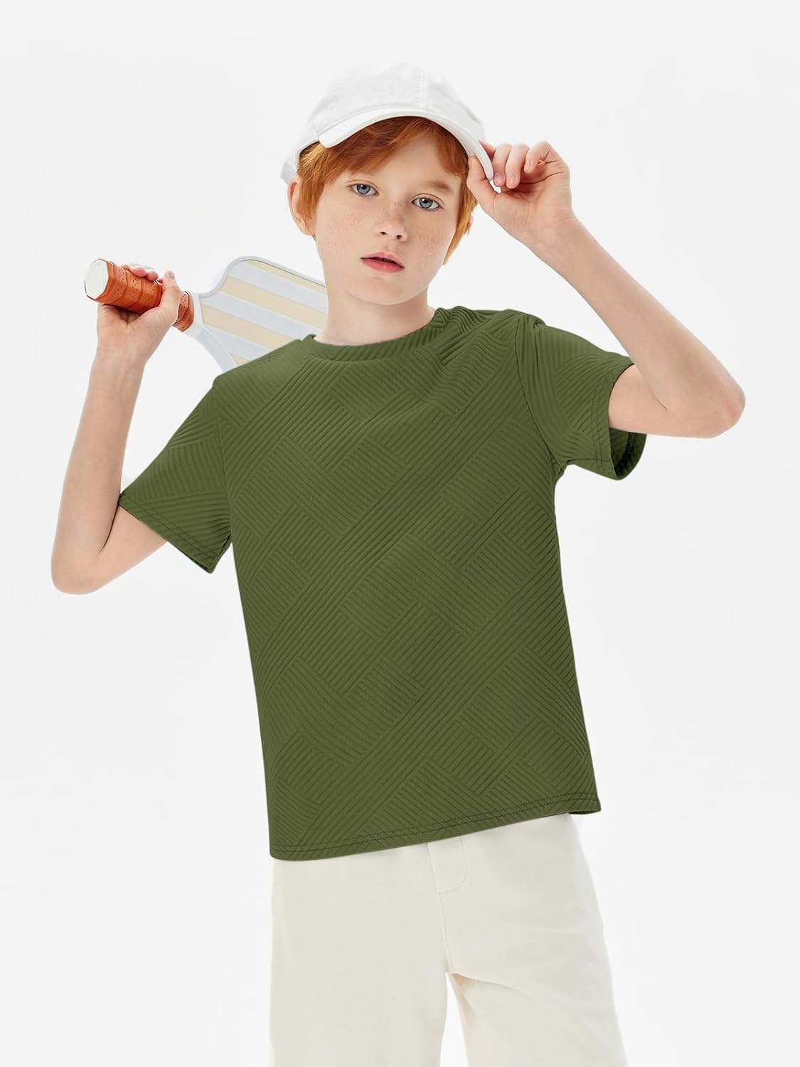 Haloumoning Boys Geometric Tshirts