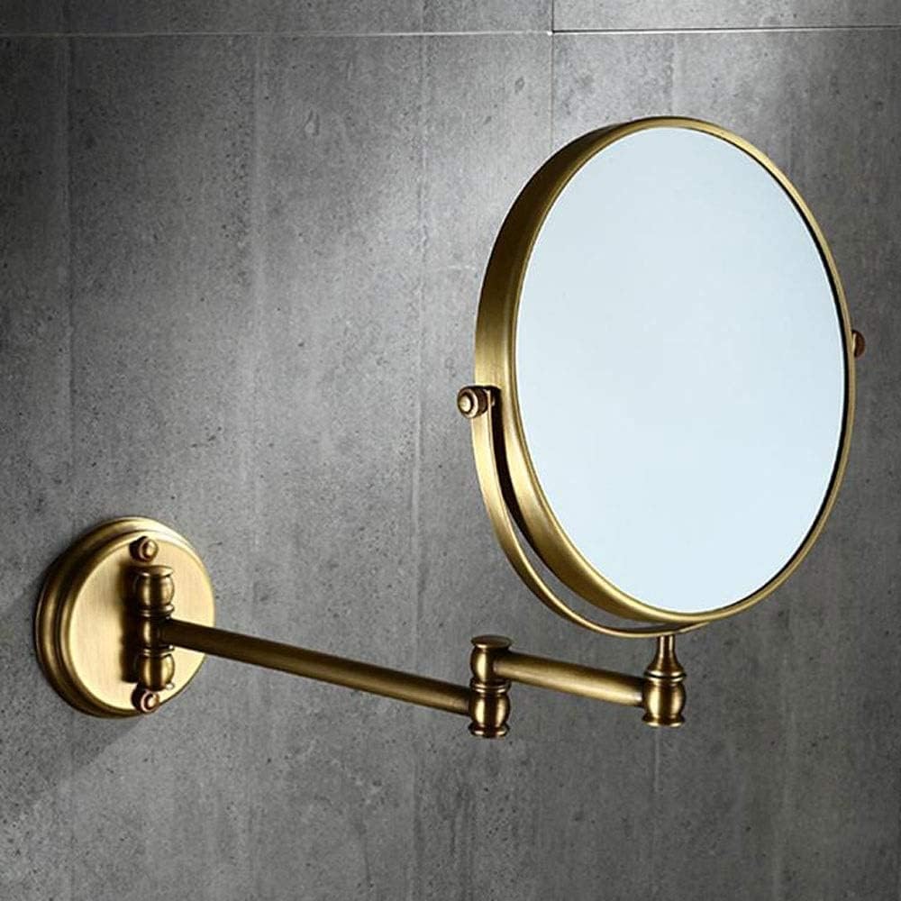 LCARY Wall-Mounted Vanity Mirror Double-Sided 3x Magnifying Beauty Mirror